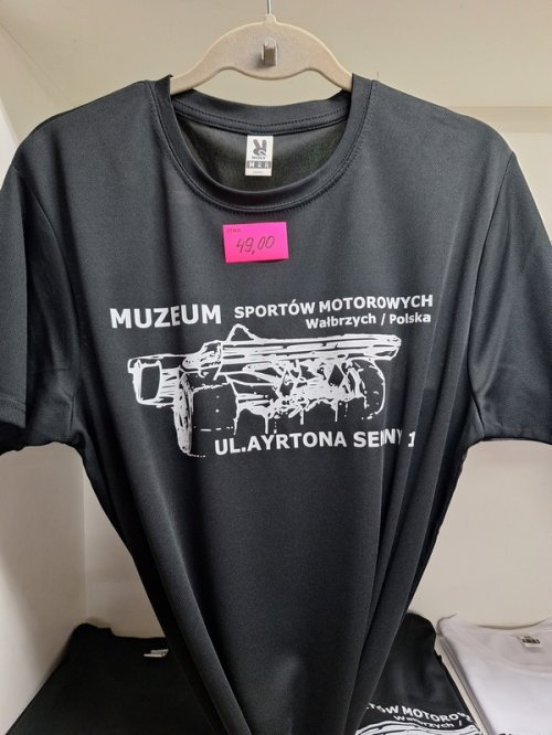 Koszulka sportowa Muzeum Sportów Motorowych